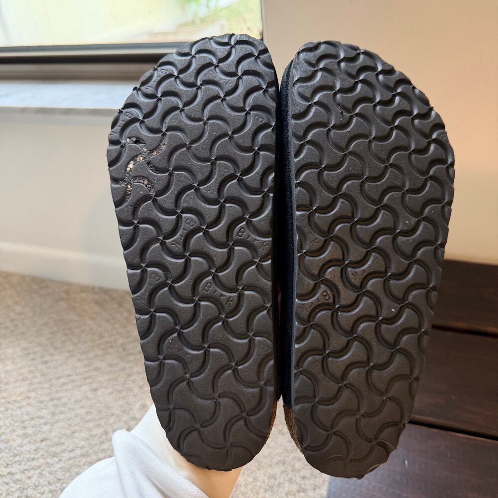 Birkenstock Boston Soft Footbed Clogs Size 40 Women's 9 Black Suede Leather - Picture 8 of 8